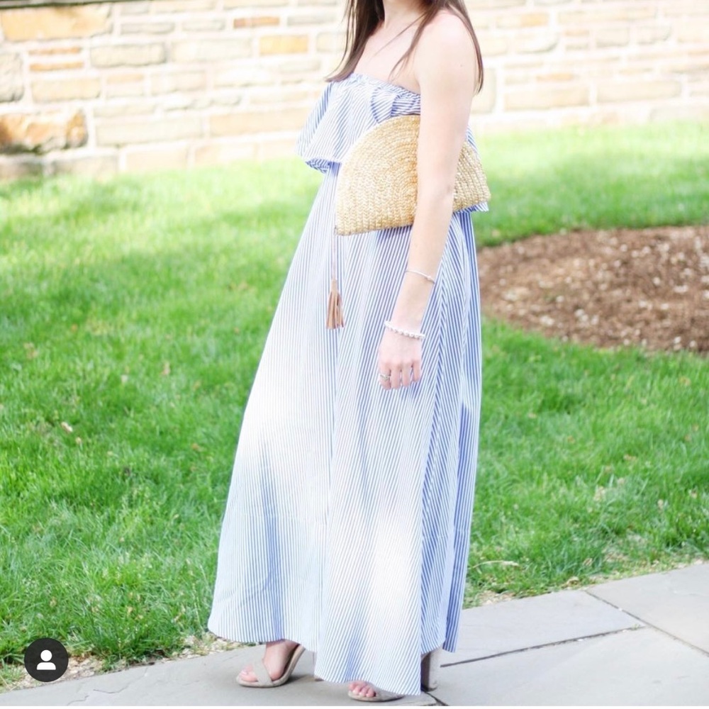 DO+BE striped maxi dress